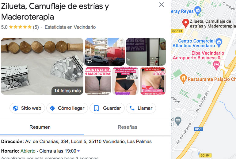 Reseña en Google Maps